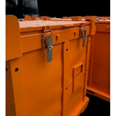 Kontener metalowy IBC na niebezpieczne odpady stałe ASP 1500